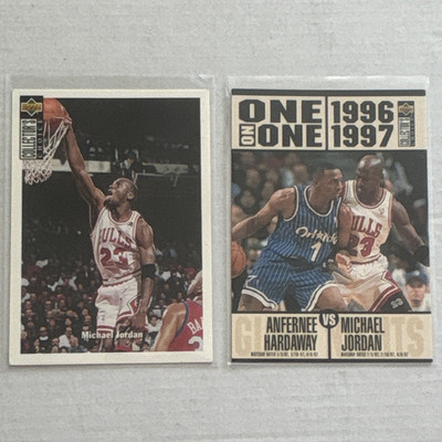 Upper Deck Collector's Choice NBA Karten Lot 2 1996-97 Michael Jordan