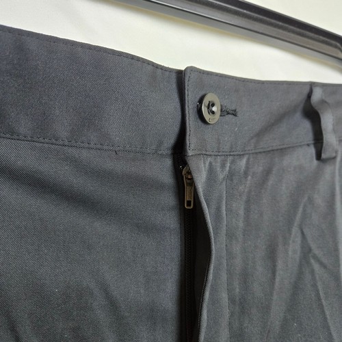 Pantaloni eleganti casual leggeri Nike uomo neri Dri-Fit Tech flat davanti taglia 42 - Foto 4 di 9