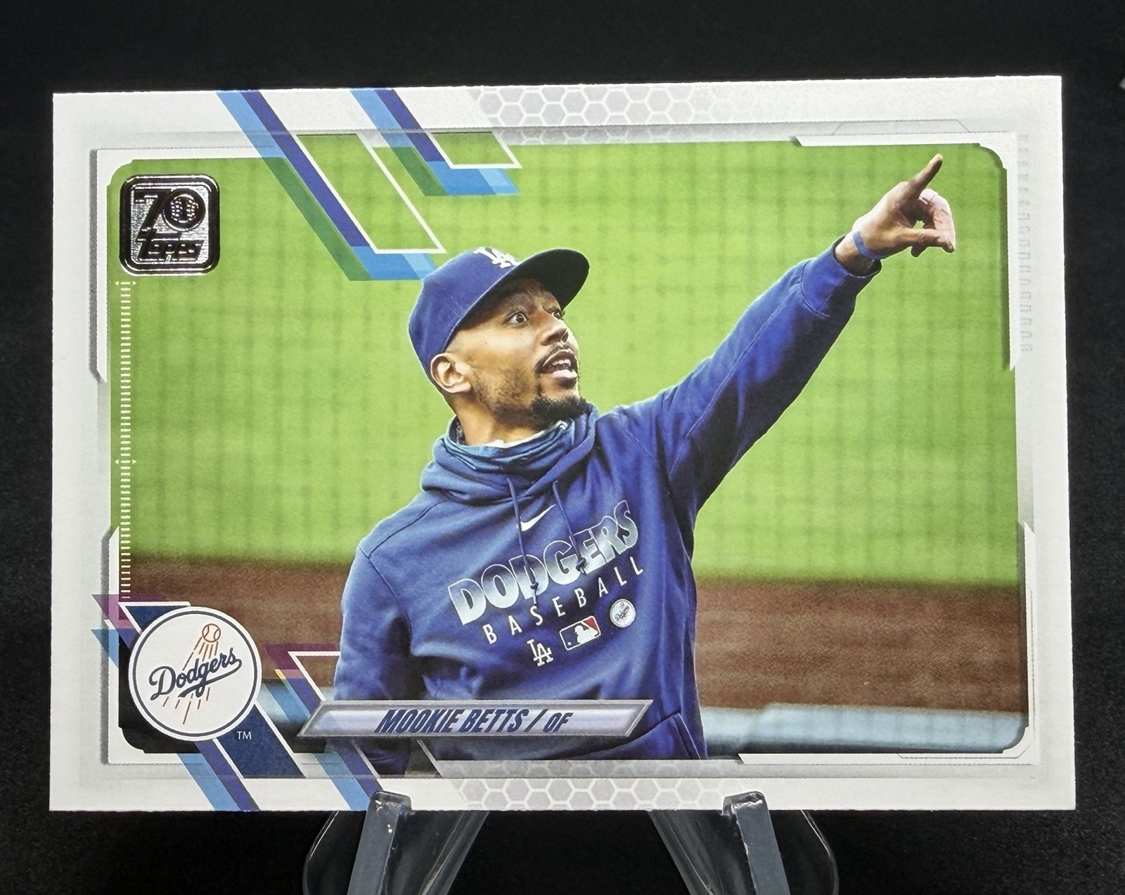 Mookie Betts Los Angeles Dodgers 2021 Topps Baseball SP Image Variation #13