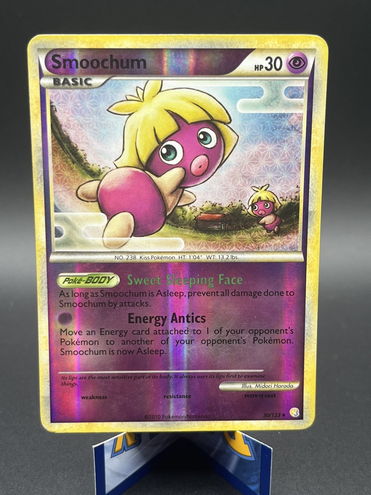 Pokemon Card - Smoochum HeartGold SoulSilver 30/123 Rare Reverse Holo