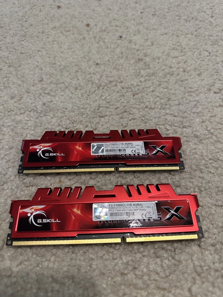 G.SKILL ARES 8GB(2x 4GB) F3-17000CL11D-8GBXL PC3 Desktop RAM Untested - Image 3 of 3