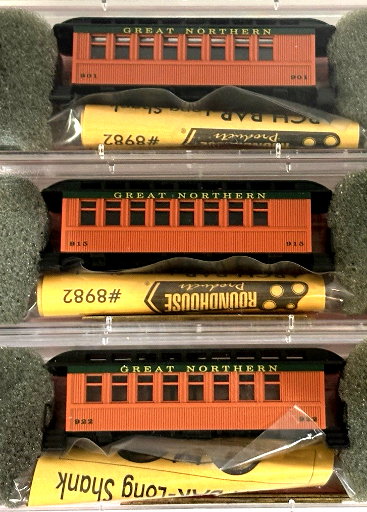 鉄道模型 ROUNDHOUSE 10-923 Rare Roundhouse N-Scale Great Northern Overton Car Kits (Lot of 6