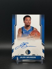 Jalen Brunson 2018-19 Panini Donruss Rookie Next Day OnCard Auto #33 Mavericks