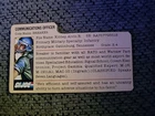 G.I. Joe 1982 1983 Breaker File Card Hasbro ARAH Vintage GI Joe