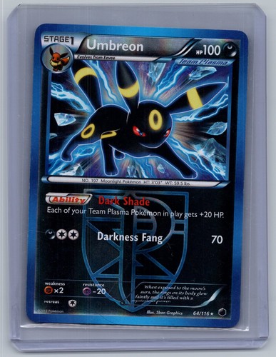 (NM) Umbreon 64/116 Reverse - Pokemon Plasma Freeze