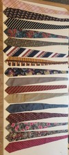 Lote 35 Corbatas Surtidas de Diseñador para Hombres Retro/De Colección/Nueva Mezcla Ver Fotos