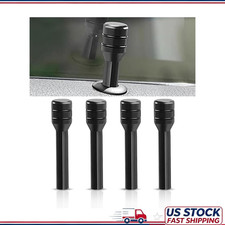 4pcs Door Lock Knobs 1.96x0.47 Inch Lift Bolt Black Aluminum Alloycolor Black 4pcs Door Lock Knobs 1.96x0.47 Inch Lift Bolt Black Aluminum Alloycolor Black