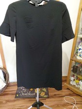 Ann Taylor Black Flutter Sleeve Sheath Dress NWT size 4P