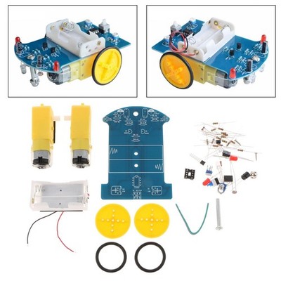 Smart Robot Car Kit DIY Elektronisches Spielzeug Lötprojekt Lernen