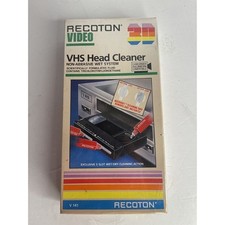 Recoton VHS Head Cleaner Non-Abrasive Wet System V141 New