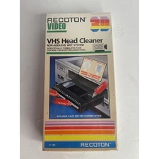 Recoton VHS Head Cleaner Non-Abrasive Wet System V141 New