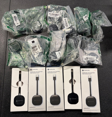 As-is Lot of 16 Motorola Sound MA1 Wireless Car Adapter For Android Audio
