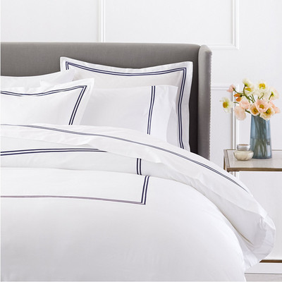 Beddecor 400 Thread Count Egyptian Cotton Duvet Cover Set Soft Breathable
