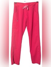 FIGS Kade Cargo Scrub Pants. Limited edition color-Hot Pink. Size-ST. Pre-owned