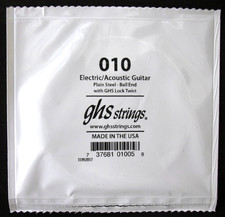 GHS  Einzel-Saite  E-Gitarren-Saite   010