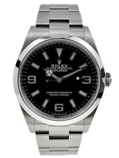 2022 Rolex Explorer Steel Black 36mm Automatic Men’s Watch 124270 - Box/Papers