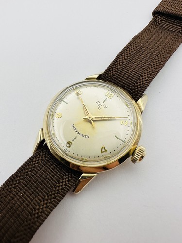 ELGIN Shockmaster Mens Vintage Watch Caliber 629 Running 17 Jewels No Reserve! - Picture 3 of 14