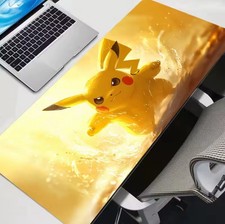 P-Pokemon Pikachu Mousepad Large Gaming Mouse Pad