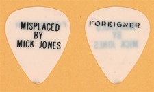 Foreigner Mick Jones Vintage Guitar Pick - 1987 Inside Information Tour