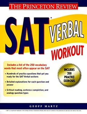 SAT Verbal Paperback Adam, Cocke, Cornelia, Martz, Adam Robinson
