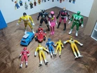 VTG/modern Power Rangers Bend Ems Vehicle Mighty Morphin Lot Figures