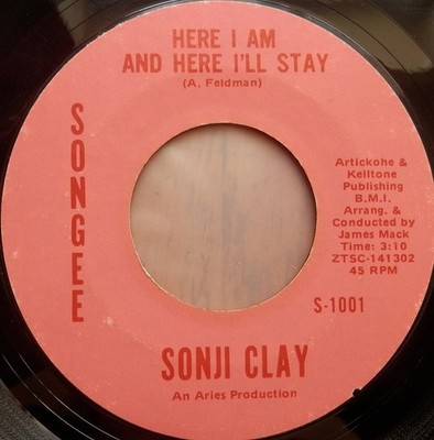 Sonji Clay - Here I Am And Here I'll Stay / Nobody, 7'', (Vinyl)