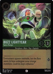 Buzz Lightyear - Space Ranger Cold Foil Wilds Unknown #76/204