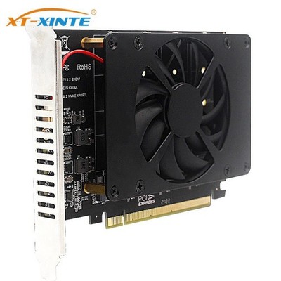 4 Bay Solid State Disk Array Card For NVME M.2 MKEY 2230 2242 2260 2280 SSD RAID