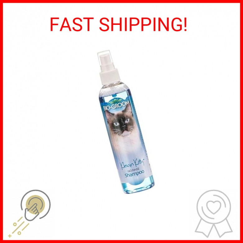 BIO-Groom Waterless Klean Kitty Shampoo, 8-Ounce