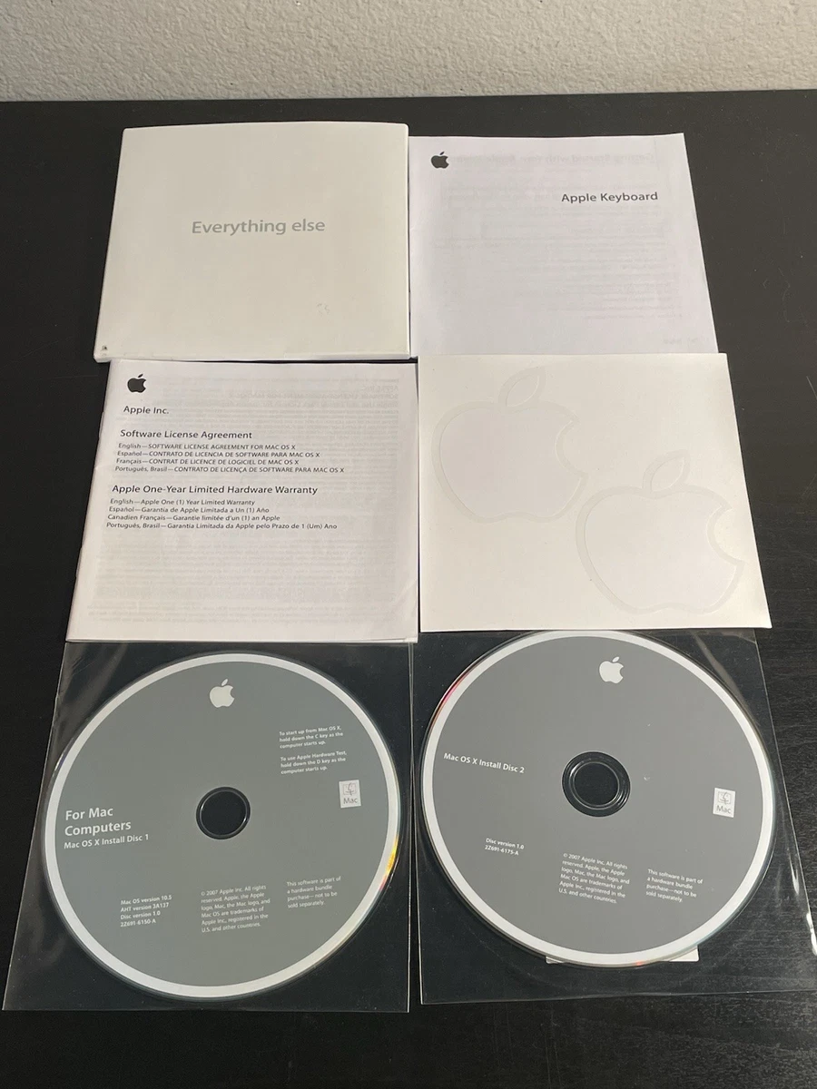 Mac Os X Install Disc for sale - eBay