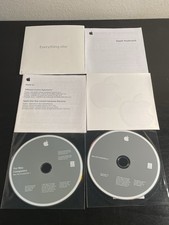 Mac OS X for Mac Computers V 1.0 Install Discs 1 2, 2007 CD Stickers Apple