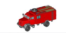 Bausatz Feuerwehr Schlauchwagen SW 2000 Kleinserienbausatz Spur N
