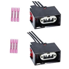 2Pcs Front Turn Signal Light Connector for Jeep Wrangler JK 2007-2018 - OE