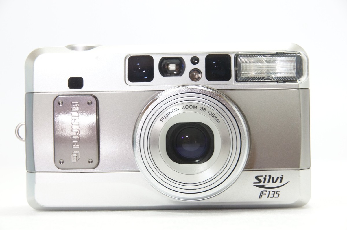 Top MINT] Fuji Fujifilm Silvi F135 Silver 35mm AF Zoom Film Camera