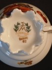 Vintage Mitterteich Tea Cup Saucer Bavaria Germany Gold Trim Fruit Design #62 — photo 3