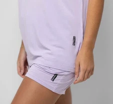 Comfrt Cloud Short Drawstring Lounge Wear PJ Bottom Purple Womens S Comfort Soft