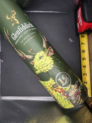 Glenfiddich 12yr 2025 Limited Holiday Edition  - Cannister And Empty Bottle Only