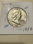 1957 Ben Franklin Half Dollar