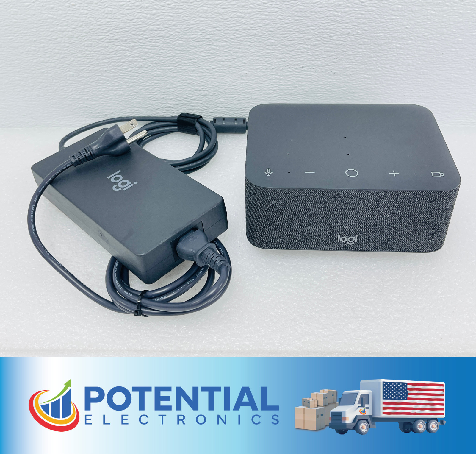USED - Logitech Logi Dock Docking Station 886-000065 With Po