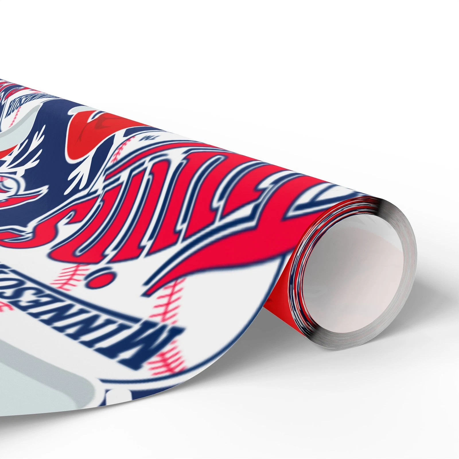 Minnesota Twins Wrapping Papers, Christmas Gift Wrap, Baseball Team Holiday