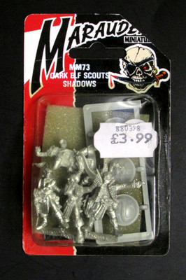 OOP Citadel / Warhammer / Marauder Chaos MM73/5 Dark Elves Scouts / Shadows Neu in OVP