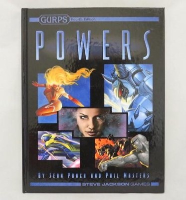 Steve Jackson Games - GURPS: Powers - 4th Edition - Hardcover Book (EX)
