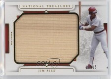 2024 Panini National Treasures Legendary Jumbo Lumber 8/15 Jim Rice HOF v9t