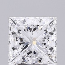 Princess Diamond Lab Grown GIA Certified VS1 Clarity D Grade 3.25 Ct 686.15 per carat