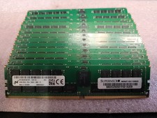 QTY 4x Micron MTA36ASF4G72PZ 2RX4 32GB DDR4 PC4-2666V ECC REG Server Memory