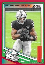 2025 Score - Alexander Mattison #112 Red