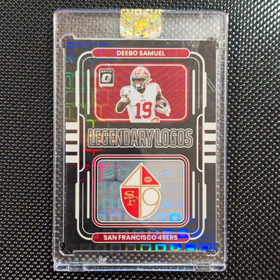 Panini 2022 Donruss Football Deebo Samuel 49ers Legendary Logos LL-15 Red /25