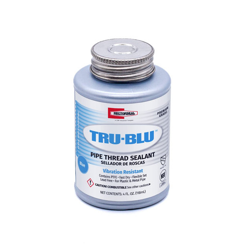 Tru Blu Thread Sealant PTFE Pipe Sealant Fast Dry 1/4 Pint Leak Stop