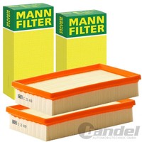 2X Mann Filter Luftfilter Passend FüR Porsche 911 (997) 3.8 Carrera S 355+381 PS