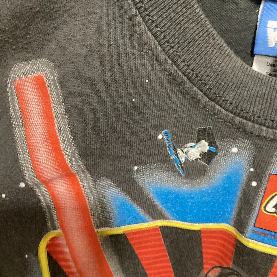 Vintage Y2K Authentic Lego Star Wars Darth Vader T Shirt Youth Med 5-6 - Image 4 of 4
